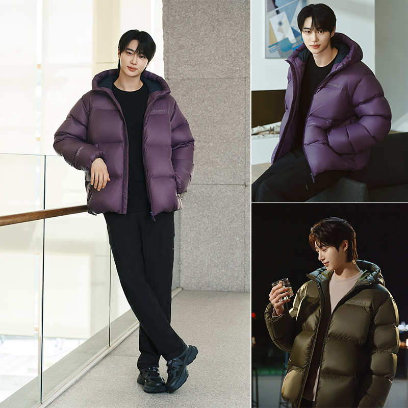 DISCOVERY韩国代购25冬男士户外休闲Pertex防风保暖鸭绒羽绒服