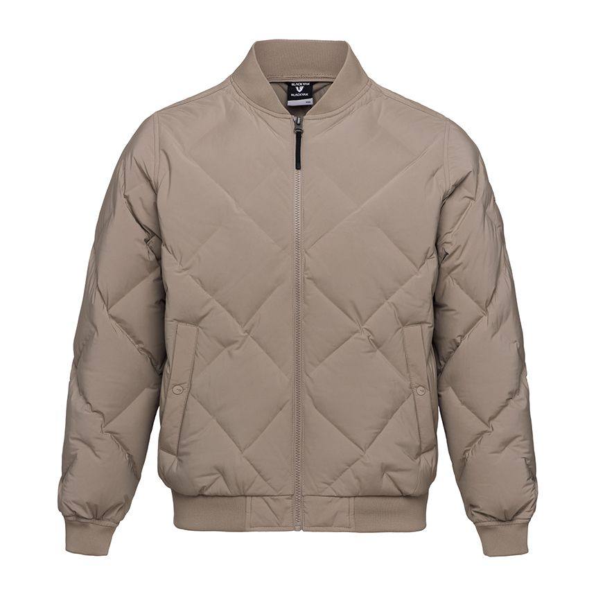 BLACK YAK韩国代购25冬男户外轻量保暖休闲棒球领羽绒服夹克外套