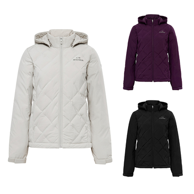 EIDER韩国代购25冬女户外轻便保暖连帽休闲鸭绒羽绒服外套