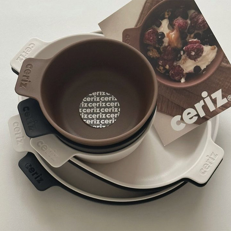 Ceriz 韩国品牌进口学生儿童外出餐具套装宝宝早餐吃饭防摔餐盘