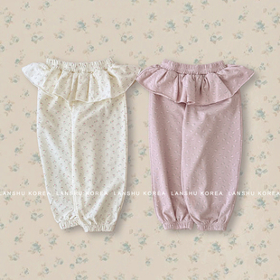 Bananaj 百搭甜美碎花裙裤 懒鼠韩国童装 女童时尚 26春款 现货