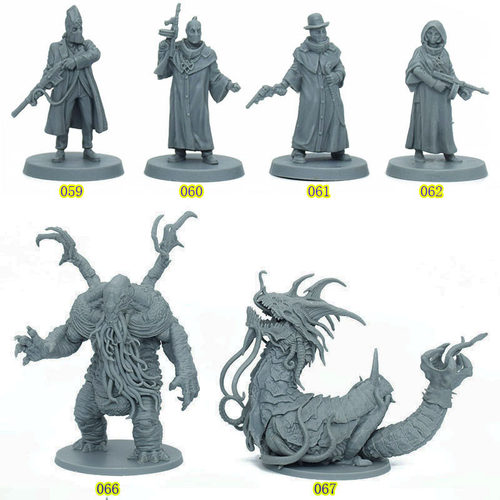 Cthulhu克苏鲁Death May Die死亡湮灭桌游模型059-067死亡亦逝DMD