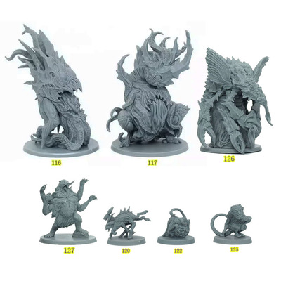 Cthulhu克苏鲁Death May Die死亡湮灭桌游模型116-127死亡亦逝DMD