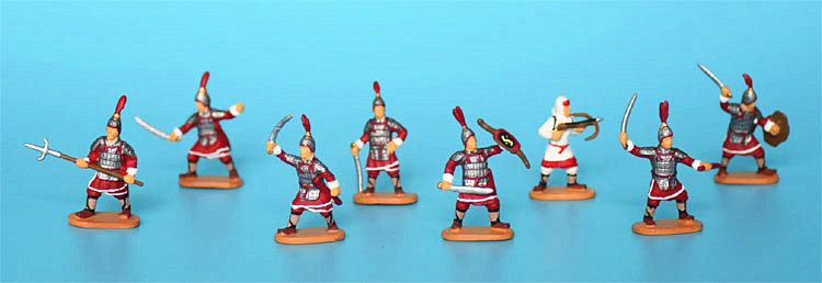 凯撒caesr已上色1:72兵人模型 中国古代汉朝兵