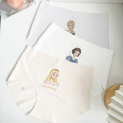 3条精装春夏轻奢冰丝无痕GAO级感亲肤裸感7A抑菌全棉裆内裤女纯棉