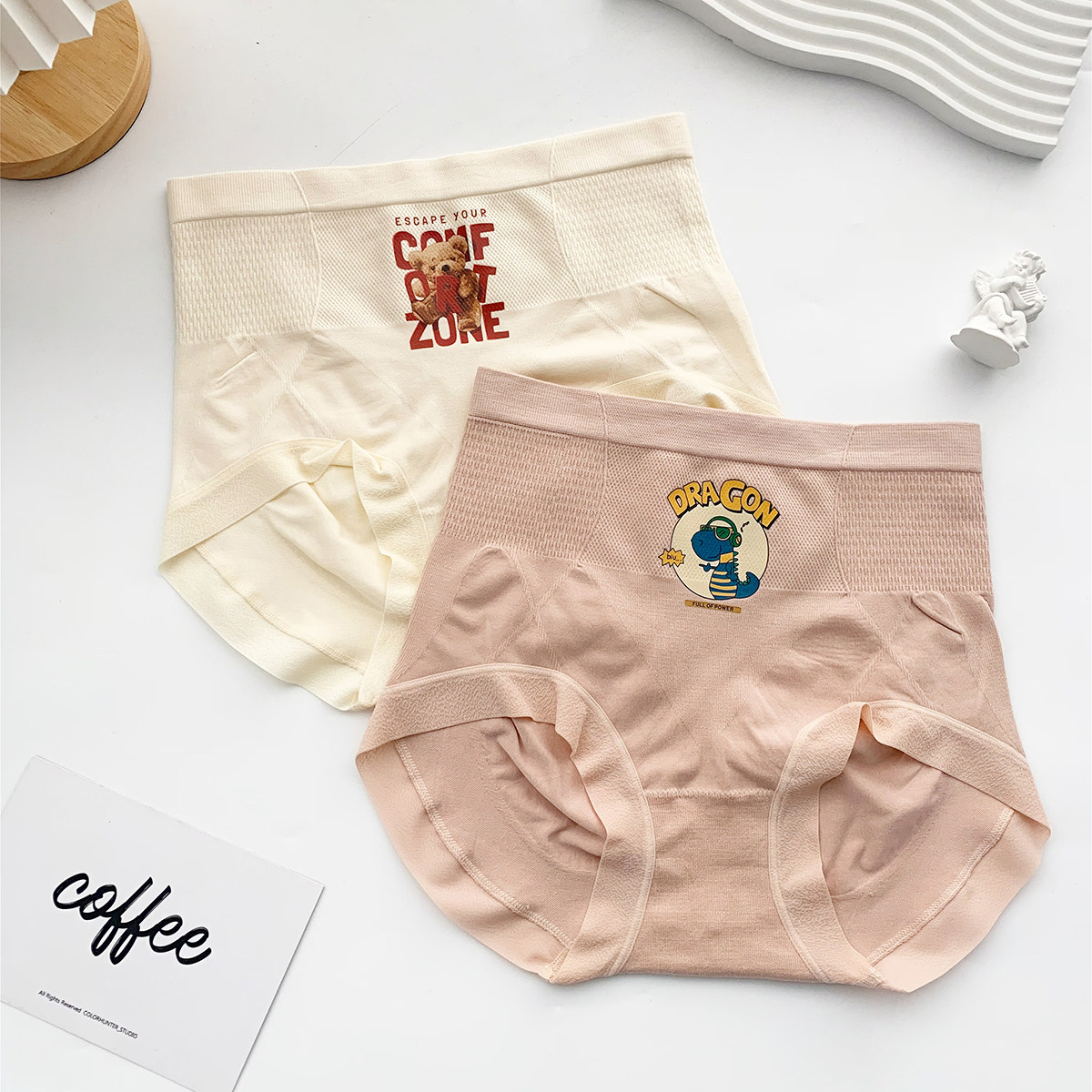 探路猫高腰收腹内裤独立卡片包装