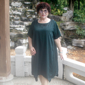 清仓中老年夏季 真丝连衣裙阔太太宽松超胖特大码 妈妈奶奶过膝裙子