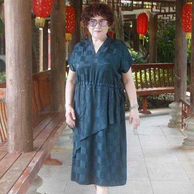 阔太太胖妈妈喜婆婆婚礼连衣裙