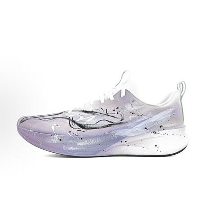 LiNing李宁 赤兔8PRO 墨染烟霞 减震耐磨透气 低帮 跑步鞋