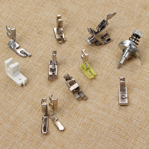 家用老式打皱卷边压脚