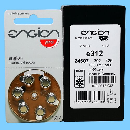 engion助听器电池e312