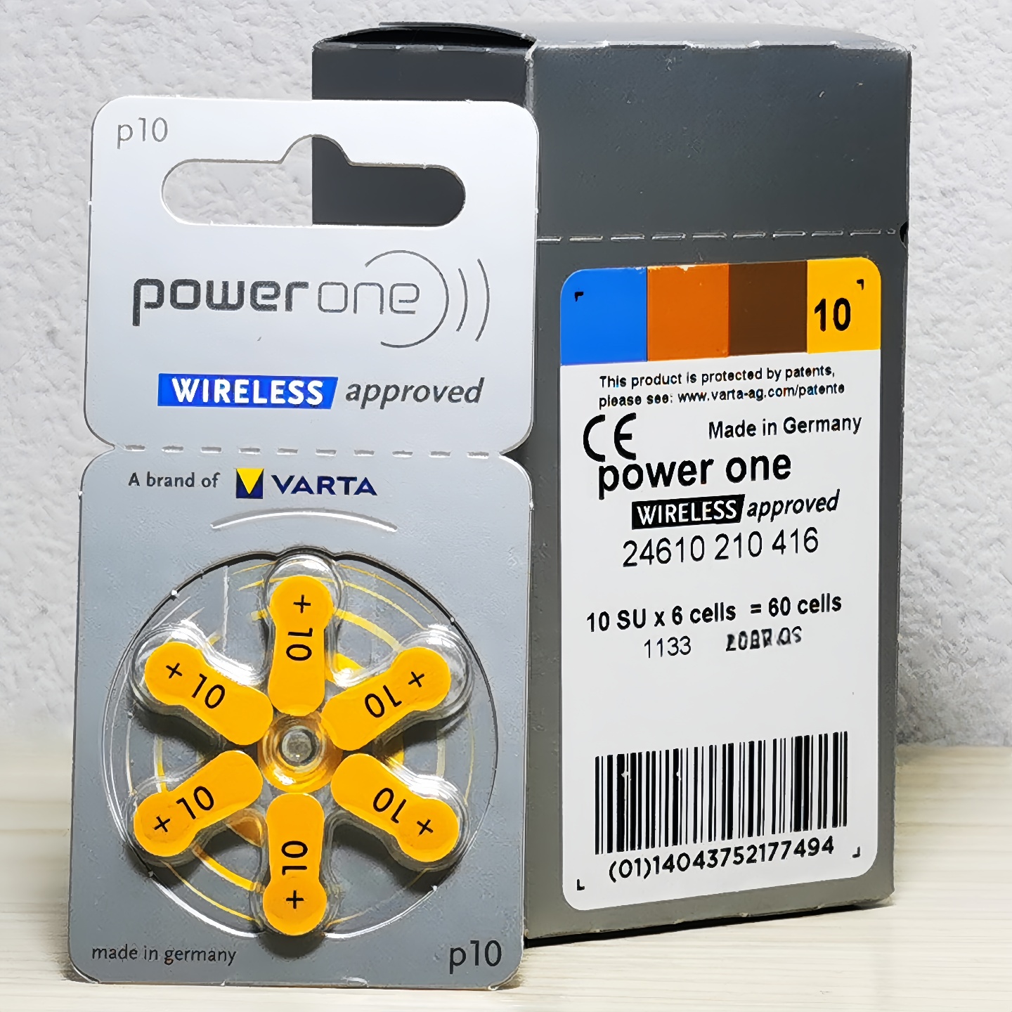 powerone电池p10助听器专用