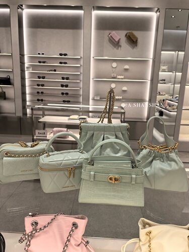 【珊珊家不退换】CHARLES&KEITH25冬季薄荷绿新品全系列流浪凯莉