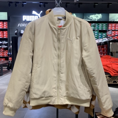 棉服彪马puma保暖V领男子