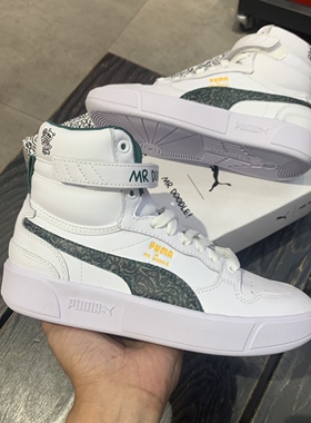 PUMA彪马 MR DOODLE联名款 男女情侣高帮魔术贴休闲鞋板鞋 374219