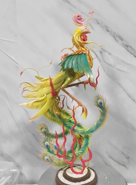 面塑凤凰朱雀