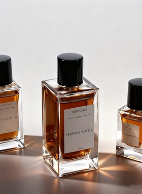 现货30ml50ml100ml透明玻璃香水瓶卡口喷雾磁吸盖分装香水瓶