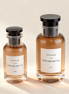 现货玻璃香水瓶50ml100ml大容量分装喷雾按压式卡口香水瓶子空瓶