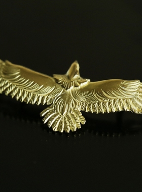 蓝色地平线迷你老鹰铁头的店纯银