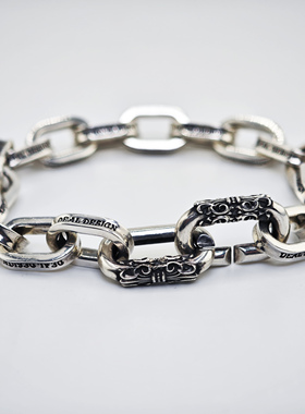 欧美风925银个性小众手链