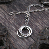 复古做旧款 铁头 Munchen 手工戒指永恒三环项链 店 Werkstatt