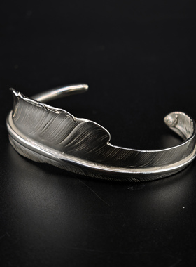 铁头的店925银印第安风格手镯