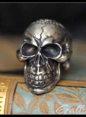 铁头的店加伯款骷髅大戒指bwlll