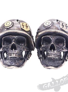 铁头的店骷髅戒指写实钢盔