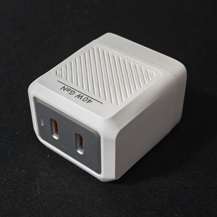 40W双C口PD氮化镓快充头 PPS协议适用于安卓苹果手机平板充电宝充电头 支持PD