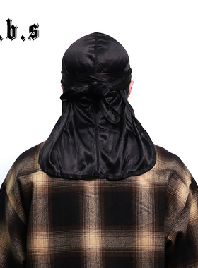 Silky durag 丝绸基础经典款街头嘻哈说唱街舞hiphop黑人长尾头巾