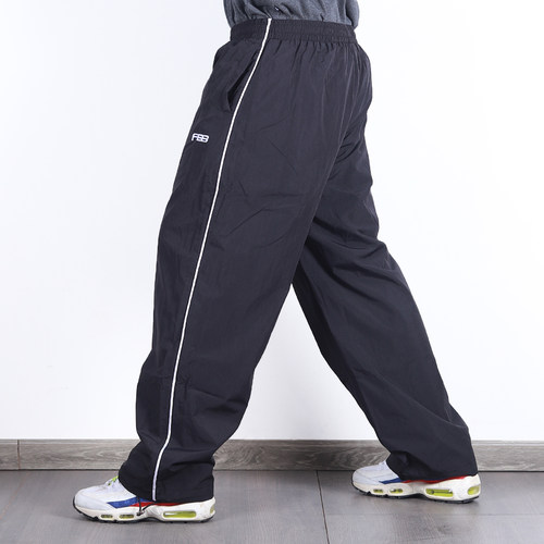 FBS 23SS褶皱复古old school嘻哈街舞宽松运动长裤bboy练舞裤子