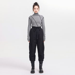 7折回馈 显瘦保暖加厚时尚 羽绒裤 新款 滑雪裤 女外穿原创冬季