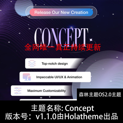Concept主题送大礼包Shopify主题森林主题os2.0系统持续更新同步