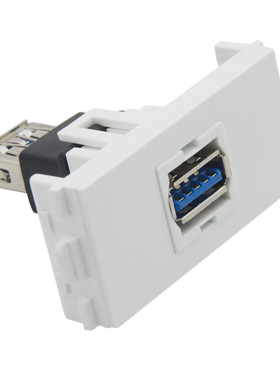 单口 USB 3.0母对母直插式模块