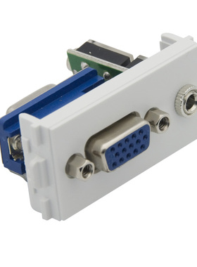 免焊接 VGA 3.5MM 立体声耳机 母对母 直插式组合模块