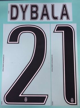 2015-16 年度 尤文圖斯 主場 原裝印號 PJANIC DYBALA MARCHISIO