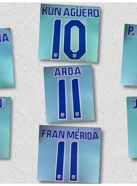 2010-11 2011-12 年度 馬德里競技 主場 原裝 印號 KUN AGUERO