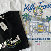 undefendable 甜甜圈新款 潮牌日系夏季 KITH 情侣打底字母T恤短袖