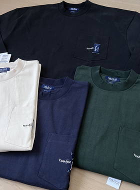 长谷川 citboy japan日系重磅宽松男女复古嘻哈风字母潮牌长袖T恤