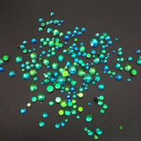 Ледоловый зеленый пламя 1,5-6,5 мм200 кусочков