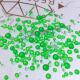 式 圆形烫钻荧光绿色SS6 SS30饰品DIY不掉底超闪胶底美甲钻混合款