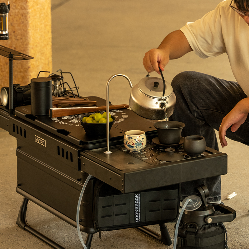 鹿布户外露营IGT一单元茶盘上水器二合一集成取水、清洗、排水