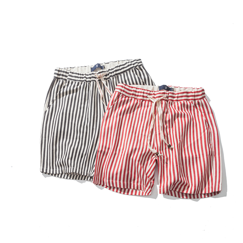 Tokyo wardrobe summer new pattern solar system fresh stripe leisure time shorts Young men Trend full marks Beach pantsin the Men's clothing, Casual pants  category - from Buy2taobao.com to provide professional Taobao agent buy service