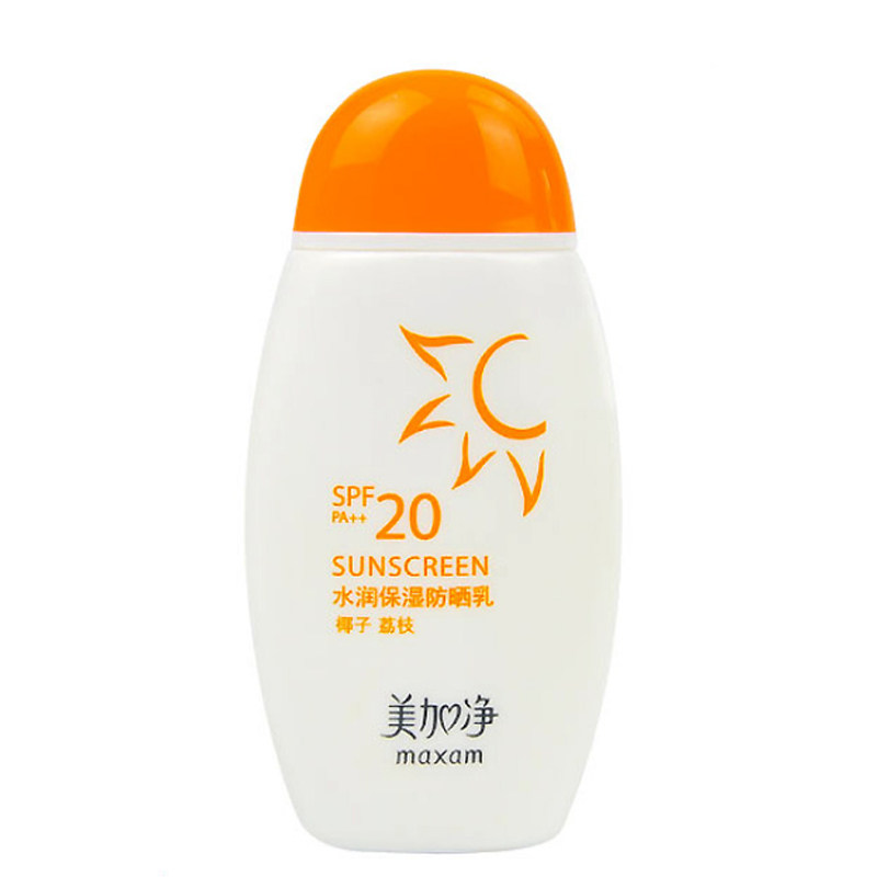 美加净水润保湿防晒霜乳100mlSPF20全身防紫外线清爽户外海边防晒