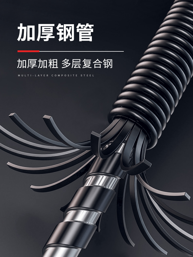 臂力器握力器健身器材弹簧握力棒拉力器肌肉锻炼扩胸