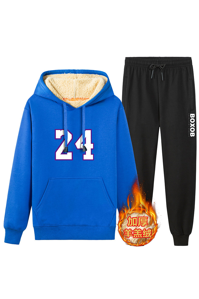 冬季新款卫衣男装百搭卫衣加绒潮流套装A163-YG1140-P95,男装卫衣,星座211-1