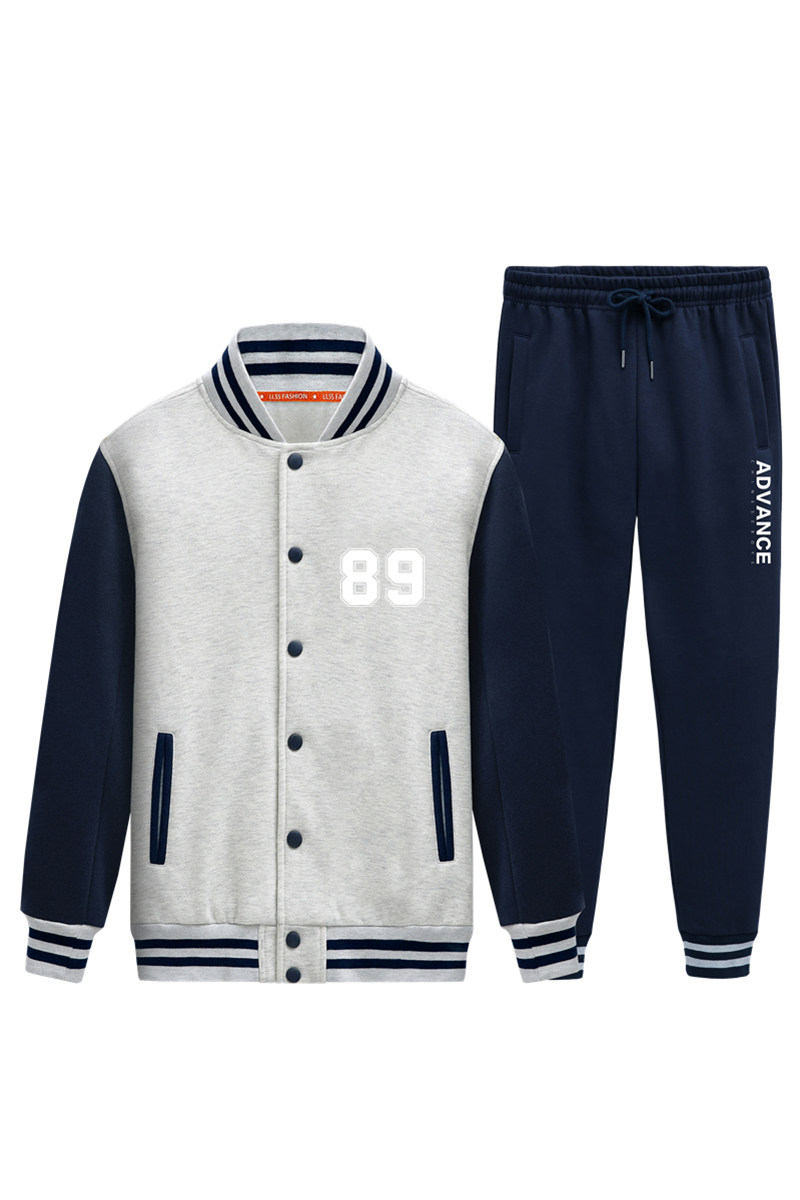 韩版帅气冬季棒球服青少年班服大码卫衣外套A163-QQ8674-P95,男装卫衣,星座211-1