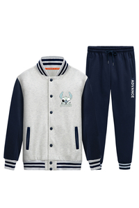 棒球服男冬青少年班服卫衣外套休闲运动套装A163-QQ8671-P95图片