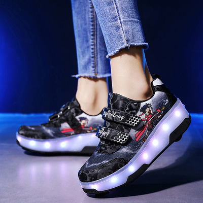 Children's shoes Nezha student sports shoes boy roller shoes