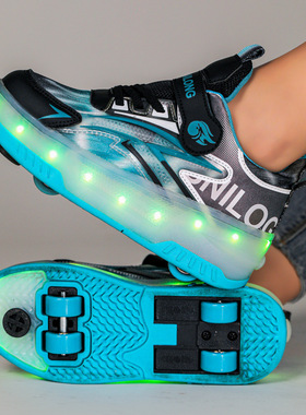 Children's shoes boys girls glowing skates shoes sports